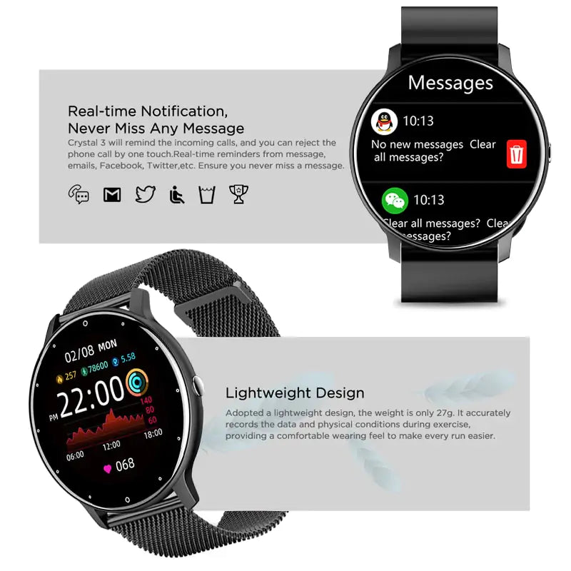 Fitness IP67 Waterproof Smartwatch